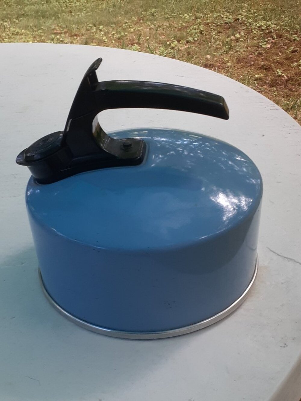 MIRRO Periwinkle Blue Teapot with Whistle